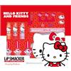 Lip Smacker, Set Regalo Pochette Trucchi Hello Kitty Blockbuster | Pochette Hello Kitty, 3 Smalti per Unghie, 3 Balsami Labbra, 2 Anelli, Separadita, 2 Mollette per Capelli