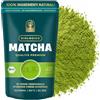 HORTIA MATCHA Tè Verde in Polvere di Grado Cerimoniale, Gusto Umami Vellutato | Qualità Premium Mono Origine (Guizhou) Ideale per Latte, Frullati e Cucina, Busta Richiudibile Salva Aroma da 30g (30 Tazze)