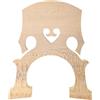 alljita Accessori per violino Ponte per contrabbasso in acero per contrabbasso verticale 1/10 1/8 1/4 1/2 3/4 4/4 Contrabbasso Parte di ricambio (1/4)