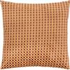 furn. Checkered Federa Per Cuscino (Cioccolato - 45x45cm) | Audace Scacchiera Velluto Testurizzato Ispirazione Retrò Federa Decorativa