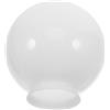 DIYEAH Paralume in Vetro Bianco a Globo per Lampade da Tavolo e Soffitto | Vetro Spesso, Design a Bocca Rovesciata, Diffusione Morbida, Ricambio per Lampadari e Ambienti Moderni