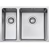 JASSFERRY Lavello da cucina in Acciaio Inox Spazzolato, Sottomontante Lavandino, con set di rifiuti, una vasca e mezzo