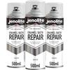 JENOLITE Vernice Aerosol di Riparazione per Vasca Da Bagno Smaltato | BIANCO LUCIDO | 3 x 500ml | Finitura Durevole | Dipingere e riparare Vasche, Doccia, Lavelli, Elettrodomestici