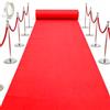 MIUUIPI Tappeto rosso, tappeto per matrimoni, eventi, VIP Red Carpet | Morbido tessuto non tessuto, ritagliabile individualmente, fissato con nastro adesivo, ideale per matrimoni, feste, fiere