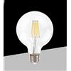 TEKHOME Lampadine LED E27 G125 18W, Confezione da 5 Pezzi, Globo XL Ø125mm, 2380LM, Luce 3000K/4000K/6500K, Vetro Trasparente, Fascio Luminoso 360°, Basso Consumo Energetico, G125-18W-F
