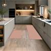 Giallobus - Tappeto da cucina - Nuance - Vinile - 150 x 50cm + 75 x 50cm - 18 - Terracotta - Passatoia Vinile, Antiscivolo, Confortevole, Lavabile, Antimacchia, Moderno - Cucina