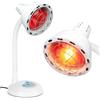 Rkdely Lampada infrarossi 275W, temperatura e timer | Calore profondo 275W, 10 livelli 30-70°C, timer 5-30 min, 360°