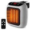 SGZIOO Termoventilatore Spina 800W, Stufetta Elettrica in Ceramica PTC | Mini, con Telecomando,Timer 8 Ore,Regolabile da 25-32℃,Termoventilatore da Presa Orientabile,Display a LED,per Spazio ridotto