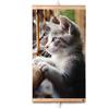 CG HOME Pannello Riscaldante Elettrico Decorativo In Fibra Di Carbonio A Infrarossi Gatto - Radiatore Portatile Leggero 230V 430W. A Risparmio Energetico, Pieghevole, Flessibili, Sicuro