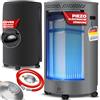 KESSER® Riscaldatore a gas in ceramica, 4200 Watt, con regolatore di pressione del gas, tubo per riscaldamento a gas, con custodia protettiva, bruciatore in ceramica a infrarossi.
