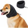 DEARBAG Cappuccio Calmante per Cani, Protezione per Orecchie Contro Ansia da Rumore | Paraorecchie per Cani Regolabile, Fascia per Orecchie per Cani Morbida, per Bagnetto Asciugatura Fuochi d'Artificio Temporali