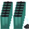 BUOSHUO 12 Pezzi Filtro Carbone Acquario per Tetra EasyCrystal Filter 250/300 | Filtro di Ricambio,Cannolicchi Filtri Acquario,Pulizia Altamente Efficace