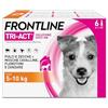Frontline Tri-Act x6 Antiparassitario Cani Contro la Leishmaniosi (5-10Kg) | Antiparassitario per Cani e Cuccioli. Protegge da Pulci, Zecche, Zanzare, Pappataci e Leishmaniosi, Antipulci 6 Pipette