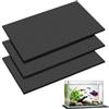 TTYSHIP® Set da 3 tappetini di base per acquario, 60 x 30 cm, nero