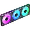 VENTOLA 120MM ARGB PWM REVERSE FLOW INTERSTELLAR V2 UNI INFINITY FAN NERA