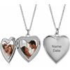 RolaOnly Collana Foto Personalizzata Donna Con Incisione Nome Medaglione Cuore Ciondolo Collana Con Foto Medaglione Fotografico Per Mamma Moglie Figlia Sorella Compleanno Matrimonio Anniversario