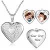 RolaOnly Collana Foto Personalizzata Donna Con Incisione Nome Medaglione Cuore Ciondolo Collana Con Foto Medaglione Fotografico Per Mamma Moglie Figlia Sorella Compleanno Matrimonio Anniversario