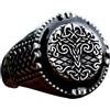 keigtuxh Viking Yggdrasil - Anello da uomo con albero della vita, stile norvegese, retrò, in acciaio inossidabile 316L, ipoallergenico