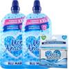 Generico Mon Amour Ammorbidente Concentrato Blu Mare 72 Lavaggi x2 + Profuma Biancheria Omaggio - Extra Profumo, Lunga Durata, Per Lavatrice e Asciugatrice, Formato Convenienza