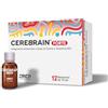 FARMACEUTICI DAMOR DAMOR Cerebrain Forte Integratore Alimentare con Colina Bitartrato 486 mg e Vitamina B12 - Normale Funzionamento del Sistema Nervoso - Riduzione di Stanchezza e Affaticamento, 12 Flaconcini da 15 ml
