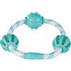 TRIXIE Denta Fun - Anello in corda con palline per cane, 20 cm, pezzo unico