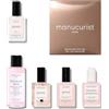 Manucurist Routine Green Bliss Set Smalti Normali per Unghie | Kit Smalto Resistente Senza Lampada: Solvente, Base Coat, Smalto Effetto Gel, Top Coat, Gocce Asciuganti