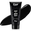 Erinde Trucco Nero per Viso e Corpo da Donna, Alta Coprenza, Trucco in Crema Nero per Viso, Alta Coprenza, Colore Intenso, Facile da Sfumare, Lavabile, per Halloween, Carnevale e Cosplay