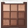 DUFYOC Palette Ombretti Marroni 9 Colori, Palette Occhi Nude con Ombretto Opaco, Shimmer e Glitter, Palette Trucchi Compatta per Trucco Occhi Naturale e Smokey, Cioccolato Caldo