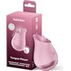 Satisfyer Tongue Player | vibratore per lingua e vibratore per donne | 8 programmi di vibrazione e 8 modalità di perdita, impermeabile (IPX7) | vibratore silenzioso in silicone