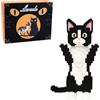 Larcele 1227 Pezzi Gatto Devon Rex Micro Mattoncini Set Bambini 8+ KLJM-05 | Fai da Te Set di Costruzioni, Ornamento per Libreria, per Adolescenti e Adulti