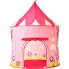Floving pieghevole per bambini, tenda da gioco per bambini, tenda pop-up per interni ed esterni, casetta giocattolo per la conservazione dei giocattoli, con borsa per il trasporto (Rosa)