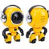 YUEHISY Robot Compagno da Scrivania con AI (YELLOW) | Conversazioni AI e Comandi Vocali, Occhi LED Espressivi e Interazione Emotiva, Compagno di Apprendimento Wireless