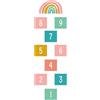 Generico Adesivi per la campana - Decalcomanie colorate per pavimenti con numeri | tessere puzzle | Tappetino da per bambini al coperto, Percorso di apprendimento per la scuola materna, Tappetino per pa