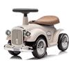 VROOOMY® Classic 1930 Auto cavalcabile per bambini, 1-3 anni, con clacson, idea regalo, Bianco