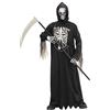 W WIDMANN MILANO Party Fashion - Costume da Mietitore per bambini | Set da 2 pezzi con mantello e maschera con cappuccio, Grim Reaper per Halloween, Carnevale e feste a tema