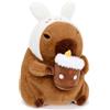 Aurasky Capybara - Peluche Capybara, 25 cm, da coccolare e giocare, cuscino per bambola