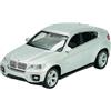 Generisch Welly - Modellino di auto compatibile con BMW X6 E71 SUV 2008-2014, argento, circa 1/43-1/49, in metallo