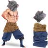 Tcahelly Costume da anime Eber per cosplay, pantaloni, grembiule, set completo con maschera Eber, per adulti uomini e donne