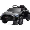 Wizy the new way to move Wizy Auto Elettrica Bambini Audi RS3, Sedile in Pelle e Telecomando, Nero | Macchina Elettrica 12V Licenza Ufficiale Audi RS 3 Sportback, Luci LED, Musica Bluetooth, Porte Apribili, Cintura Sicurezza