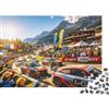 DAFUfbw Mountain Rally Puzzle per Adulti 1000 Pezzi Riciclabile Car Racing Puzzle per Anziani Impossibile Difficile e Stimolante Allevia la Demenza Senile Attività 38x26cm/1000 Pezzi