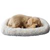 BeVistoso Peluche che respira, peluche realistico per cani con cuccia Labrador, per bambini, Labrador