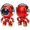 YUEHISY Robot Compagno da Scrivania con AI (rosso) | Conversazioni AI e Comandi Vocali, Occhi LED Espressivi e Interazione Emotiva, Compagno di Apprendimento Wireless