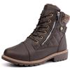DAKEHOSI Stivali Donna Invernali Stivaletti Scarpe da Neve | Foderati Caldi Stivaletti Stringati Grosso Stivaletti da Neve Caldo Antiscivolo