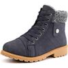 DAKEHOSI Stivali Donna Invernali Stivaletti Scarpe da Neve | Foderati Caldi Stivaletti Stringati Grosso Stivaletti da Neve Caldo Antiscivolo