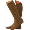 ORANDESIGNE Stivali Western Estivi da Donna Alla Caviglia Motivo Traforato Stivali da Cowboy in Camoscio Boho chic