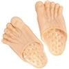 Generic Pantofole con Alluce in PVC, Sandali Divertenti per Feste, Pantofole con Piedi Divertenti Finti per Bambini, Adulti, pelle