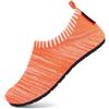 SAGUARO Scarpe da Scogli Bambino Bambina Scarpe Mare Bambini Scarpette Scogli Ragazze Ragazzi Scarpette Mare Antiscivolo Scarpe Immersione Leggere Scarpe Acqua Scarpe Nuoto Arancione A, Gr.28/29 EU