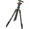 Ljmyy Treppiede di alluminio leggero di 163cm con la testa a sfera di 360 gradi per il supporto di fotografia video della macchina