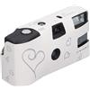 Generic Fotocamera Analogica retrò con 16 Pellicole a Colori | Batteria integrata, impostazioni manuali complete, esperienza di ripresa semplice, ideale per eventi