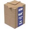 Craft UK Limited Craft UK 2339-150 buste in carta kraft, 6 x 6 cm